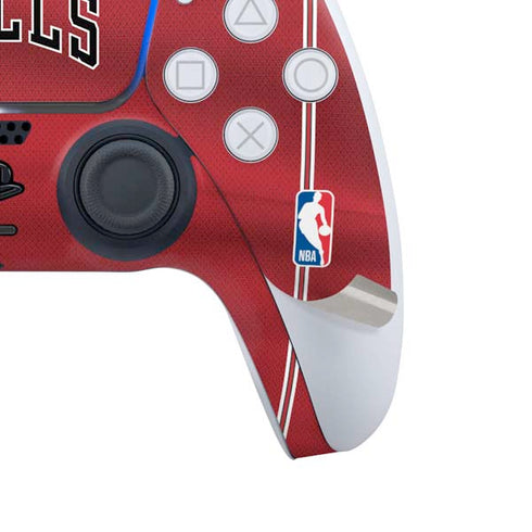 NBA Chicago Bulls Jersey PS5 Controller Skin